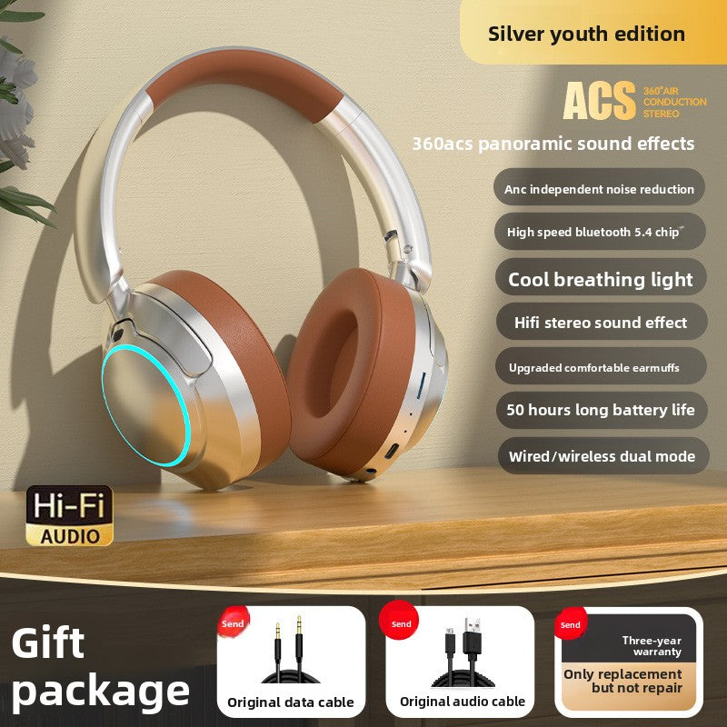 Active Noise Cancelling Gaming Headset – Wireless Bluetooth ANC 2026