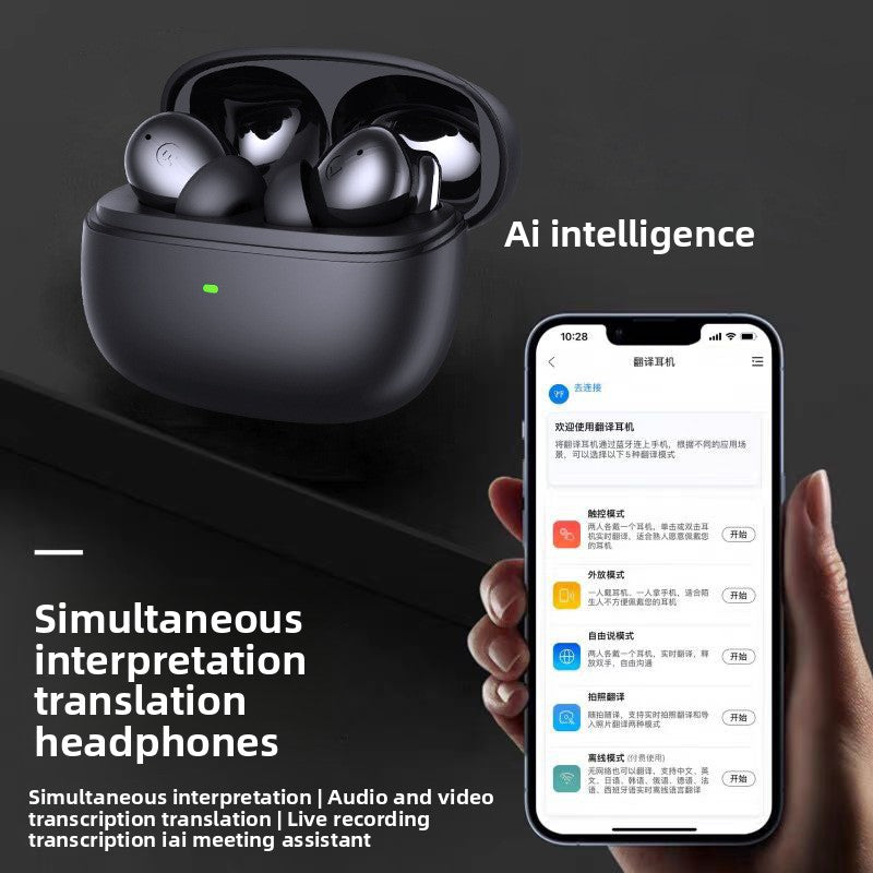 Smart Translation Bluetooth Earphones – Real-Time 40 Language Translator 2026