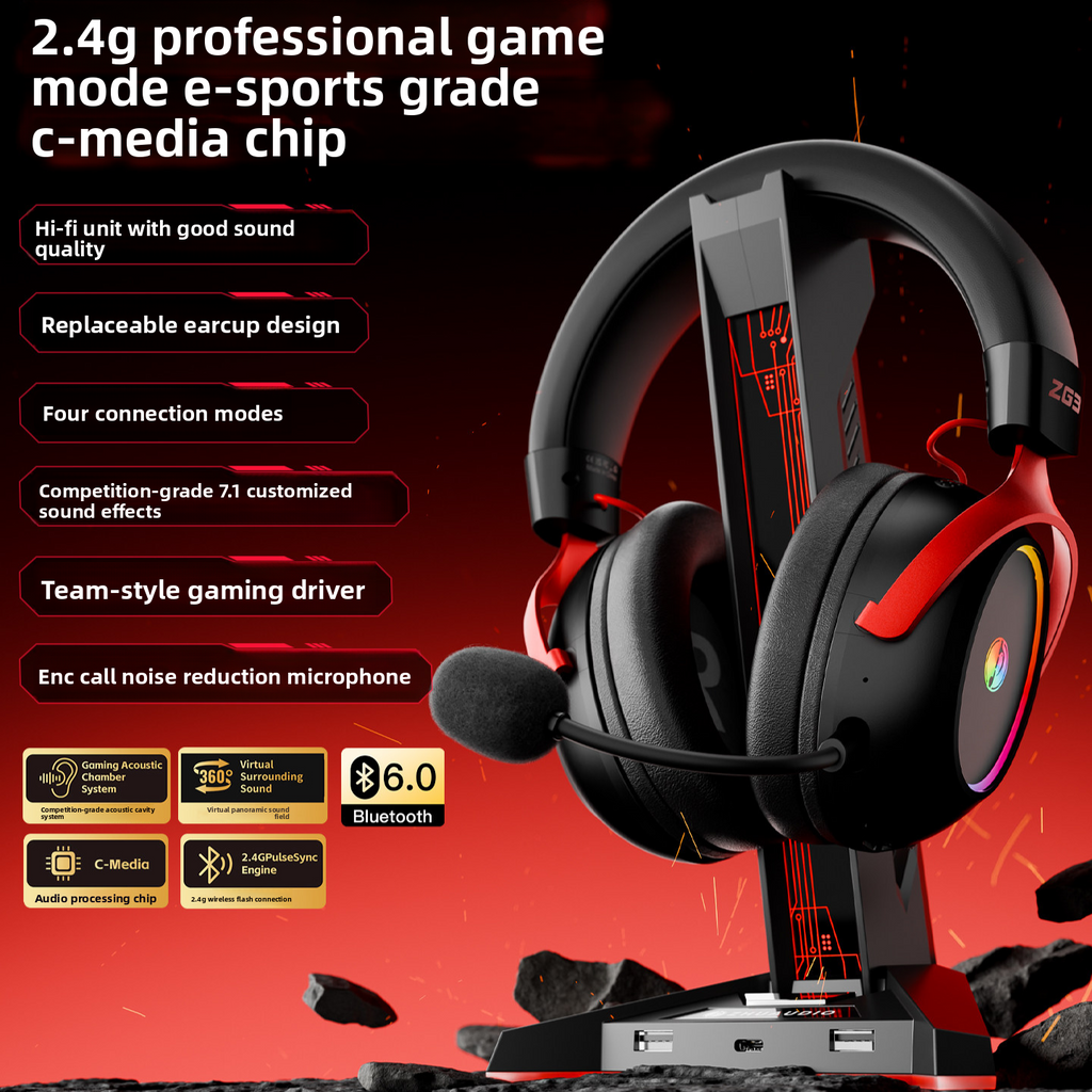 Zg3 E-Sports Gaming Headset – Pro Gaming Headphones with Mic 2026