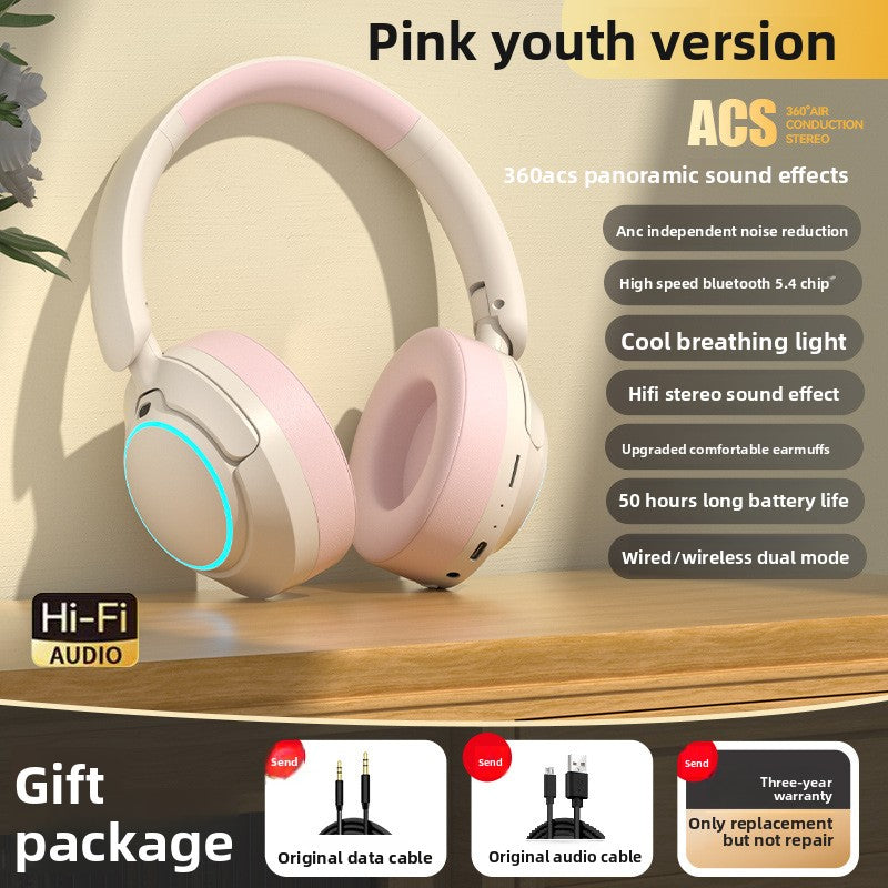 Active Noise Cancelling Gaming Headset – Wireless Bluetooth ANC 2026