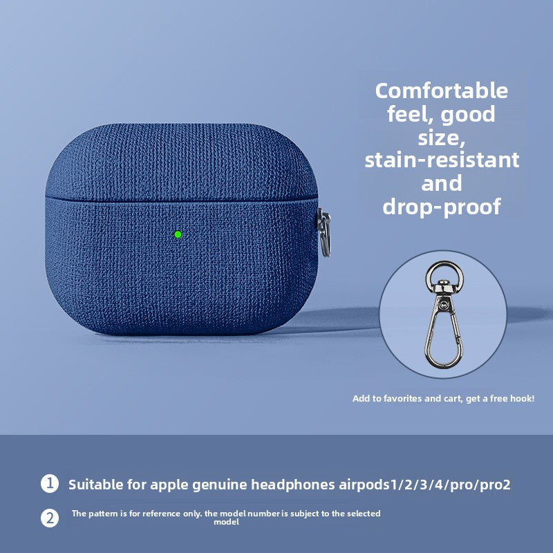 Fabric AirPods Protective Case – Soft Cover with Accessories 2026