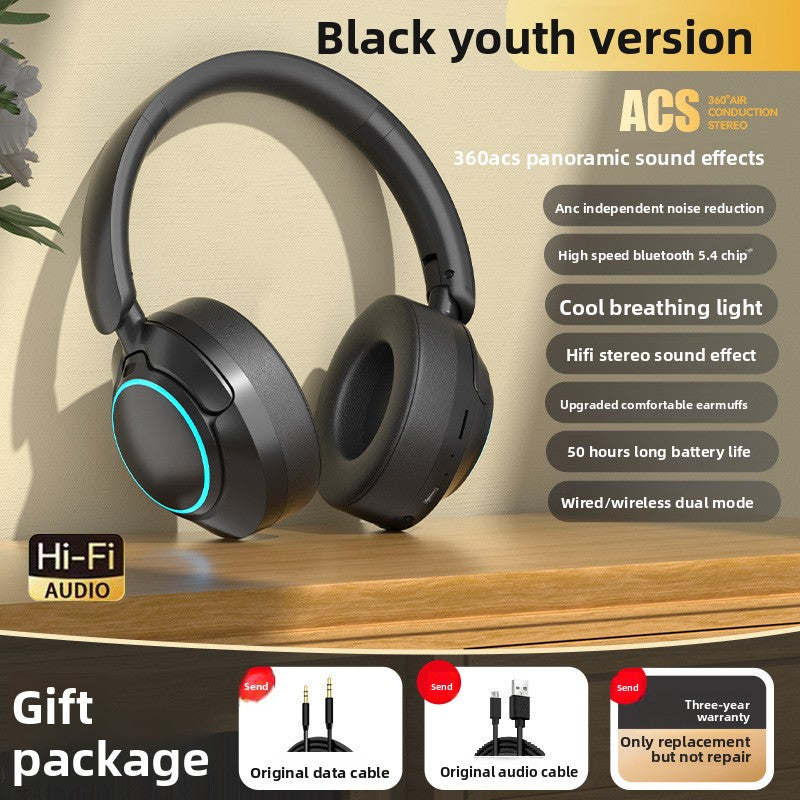 Active Noise Cancelling Gaming Headset – Wireless Bluetooth ANC 2026