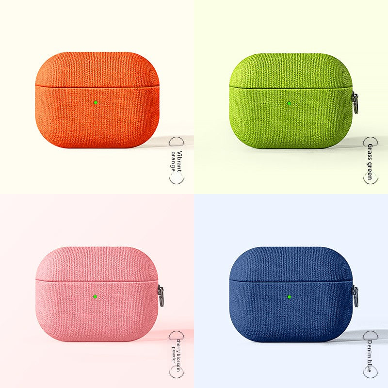 Fabric AirPods Protective Case – Soft Cover with Accessories 2026
