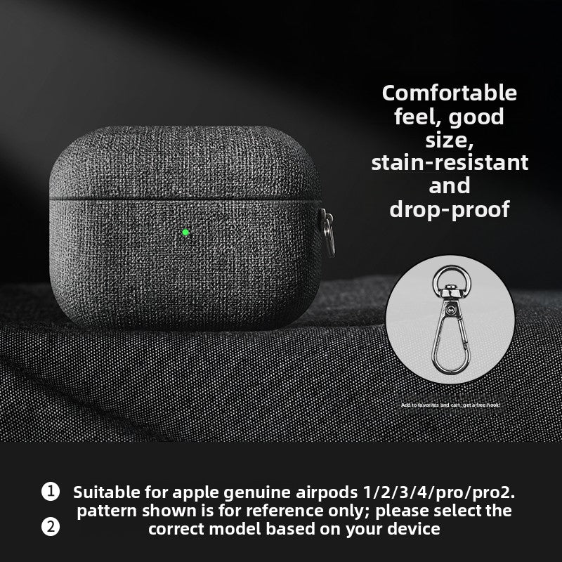 Fabric AirPods Protective Case – Soft Cover with Accessories 2026