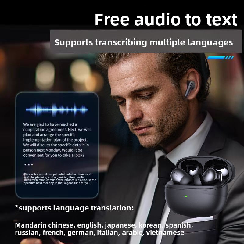 Smart Translation Bluetooth Earphones – Real-Time 40 Language Translator 2026