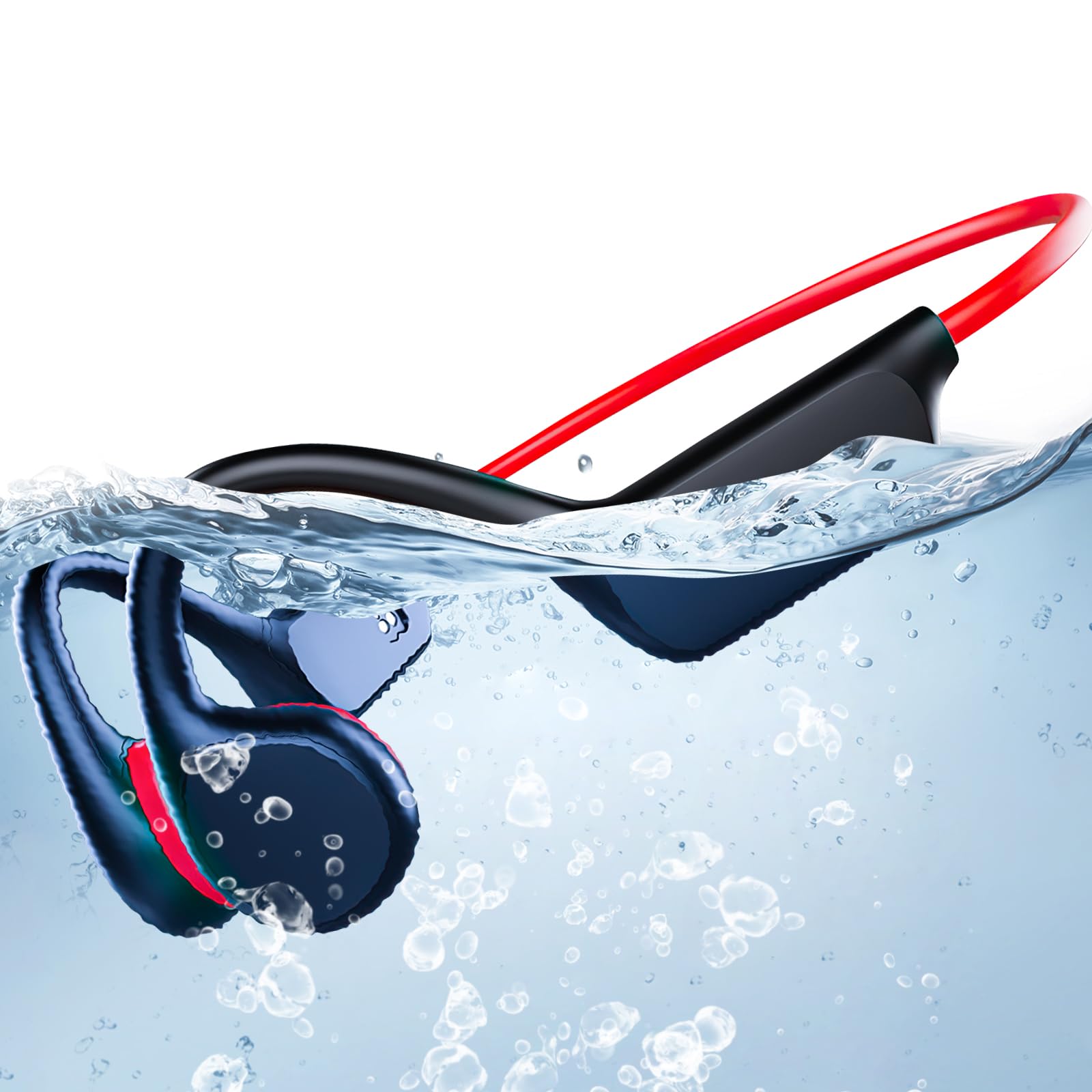 Waterproof Swimming Headphones – IPX8 Bone Conduction MP3 32GB 2026