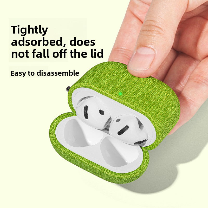 Fabric AirPods Protective Case – Soft Cover with Accessories 2026