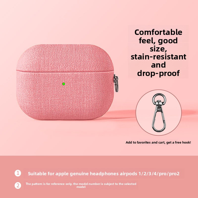 Fabric AirPods Protective Case – Soft Cover with Accessories 2026