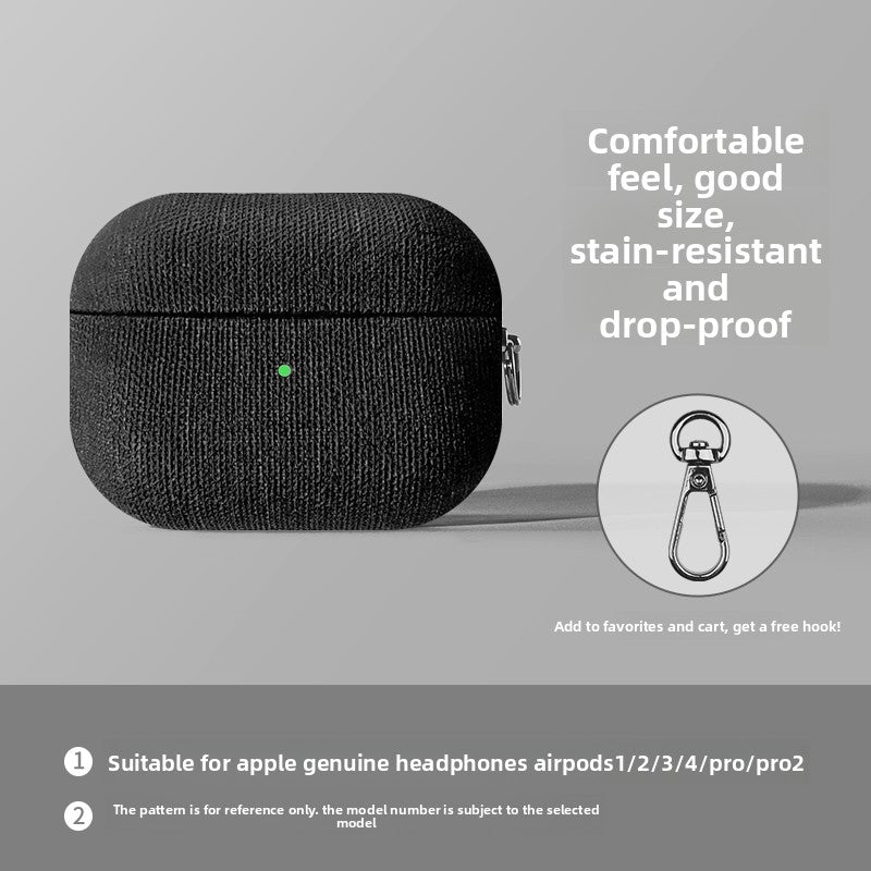 Fabric AirPods Protective Case – Soft Cover with Accessories 2026