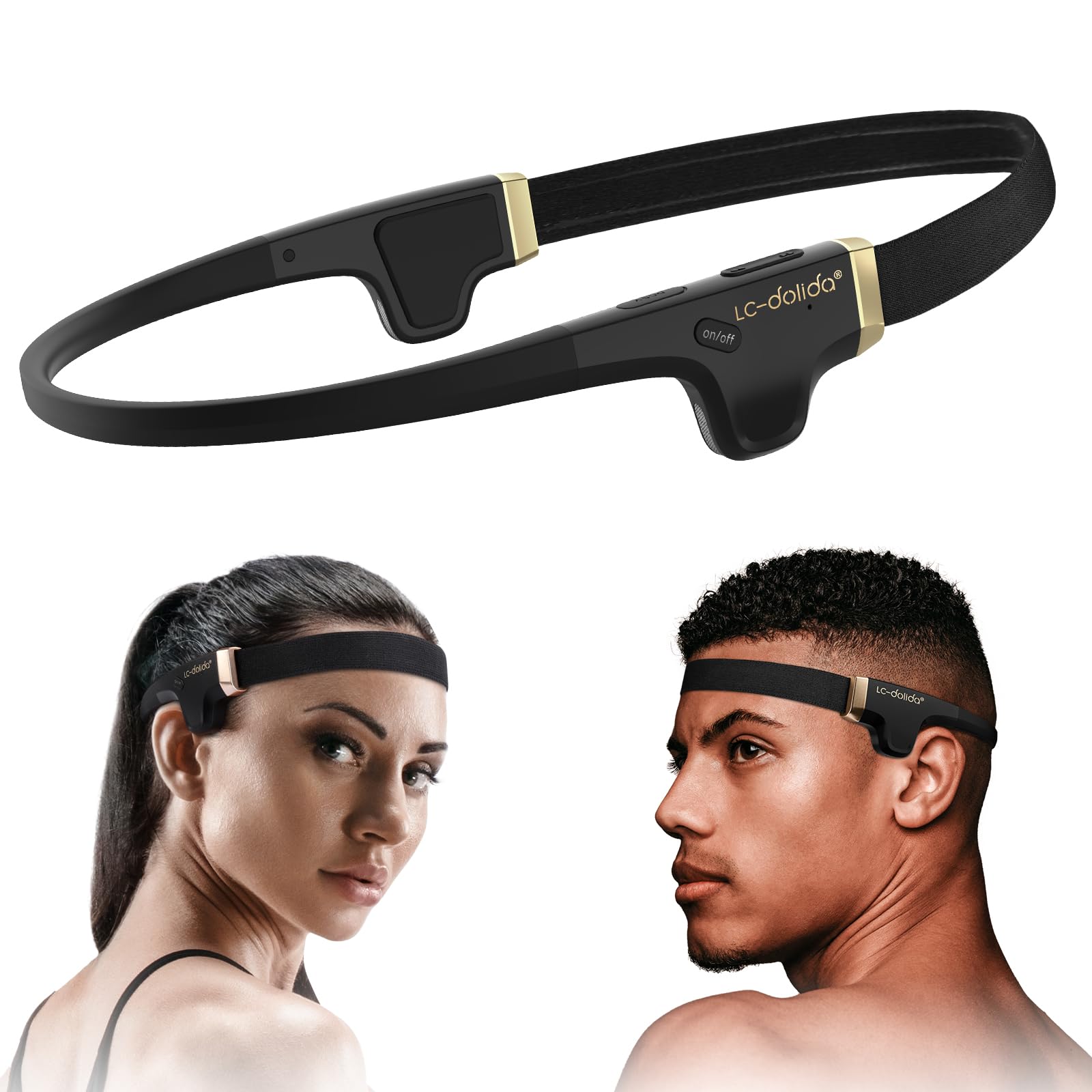 LC-dolida Open Ear Sport Headband Headphones – Wireless Bluetooth 2026