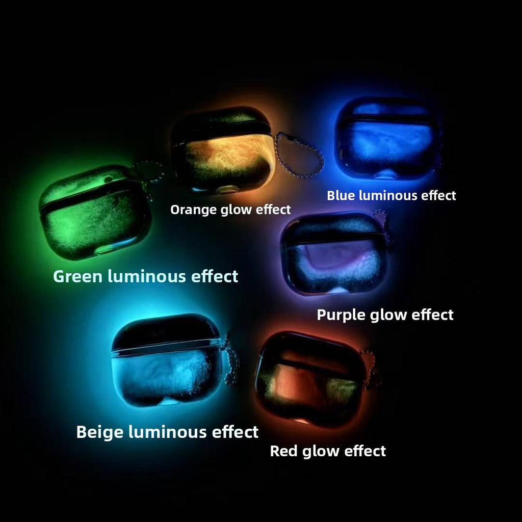 Luminous Quicksand AirPods Case – Glowing Protective Cover 2026